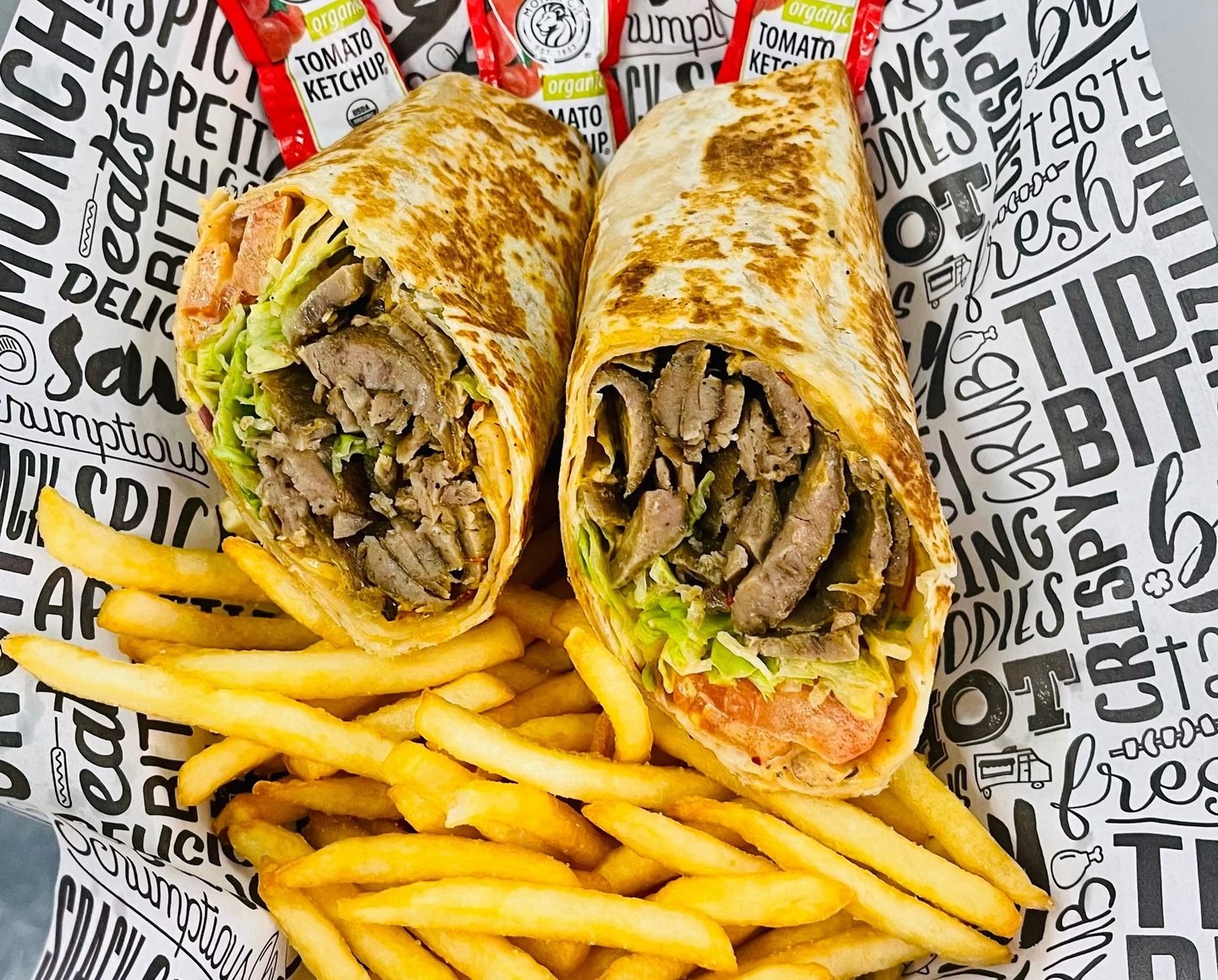 Freshly prepared Mediterranean food from Wrap It Up in Moab